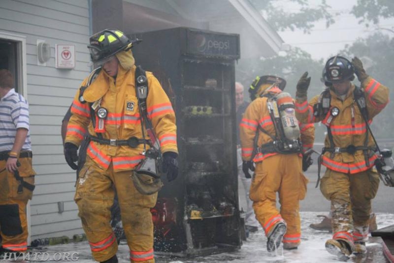 Dow Field Concession Stand Fire
Left: FF Fox Right: FF Devine